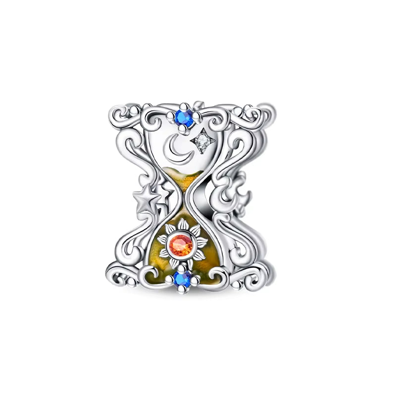 Lovers Charms 925 Silver Star Moon Sun Magic Tarot Cards Pendants Fit  925 Original Bracelets DIY Birthday Jewelry Gifts