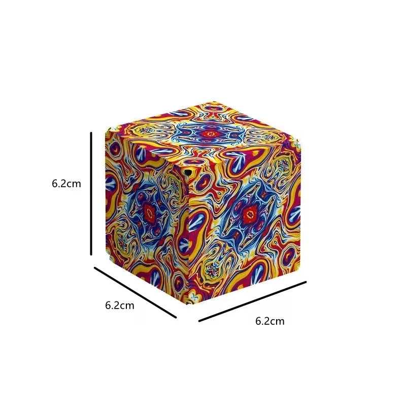 NEW Shasibo Cube Geometric Changeable Magnetic Magic Cube anti Stress 3D Flip Puzzle Cube Kids Stress Reliever Fidget Toy Cube