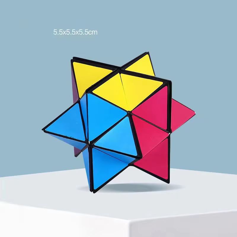 NEW Shasibo Cube Geometric Changeable Magnetic Magic Cube anti Stress 3D Flip Puzzle Cube Kids Stress Reliever Fidget Toy Cube