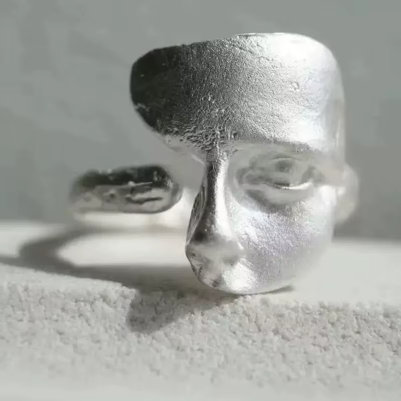 HakuJoy - Anillos de plata Vintage