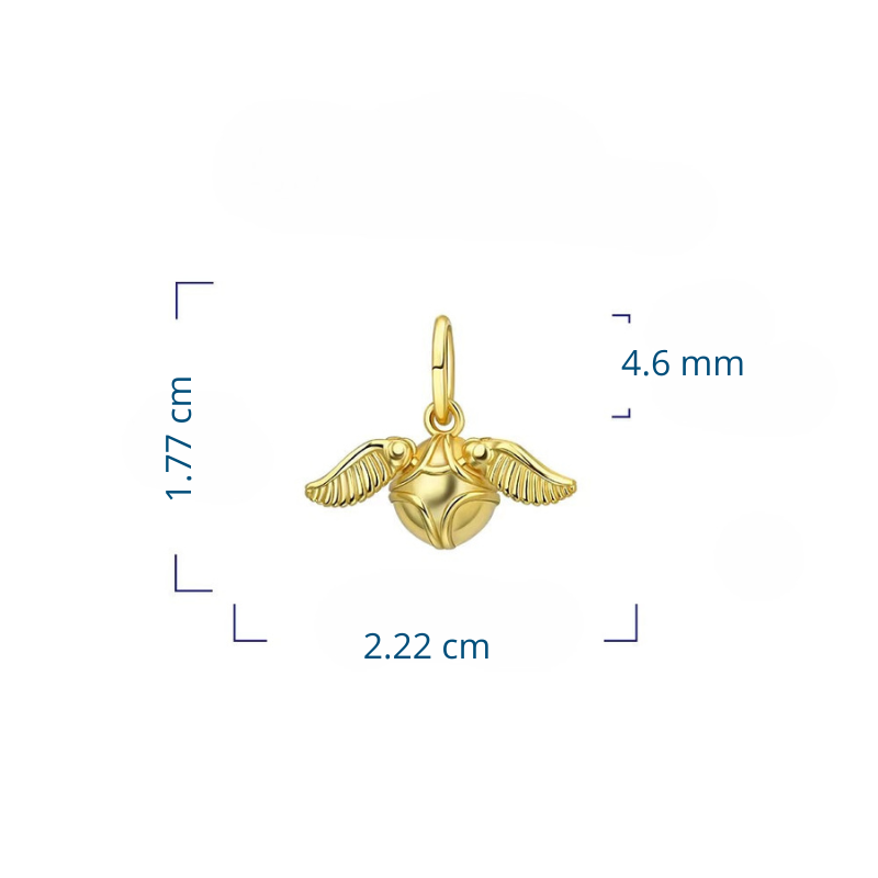 Charm Golden Snitch de Harry Potter