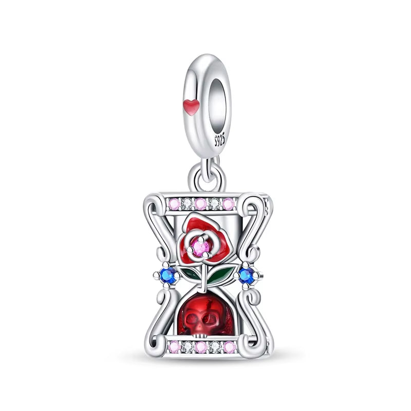 Lovers Charms 925 Silver Star Moon Sun Magic Tarot Cards Pendants Fit  925 Original Bracelets DIY Birthday Jewelry Gifts