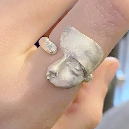 HakuJoy - Anillos de plata Vintage