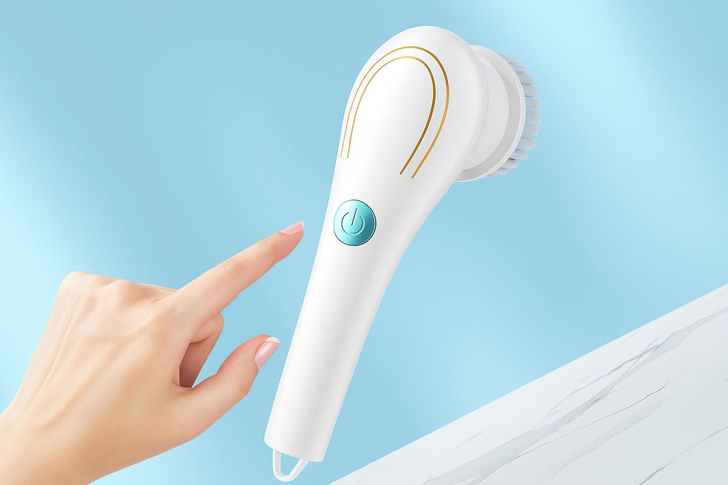 Klinbrush 5-In-1Multifunctional Electric Cleaning Brush