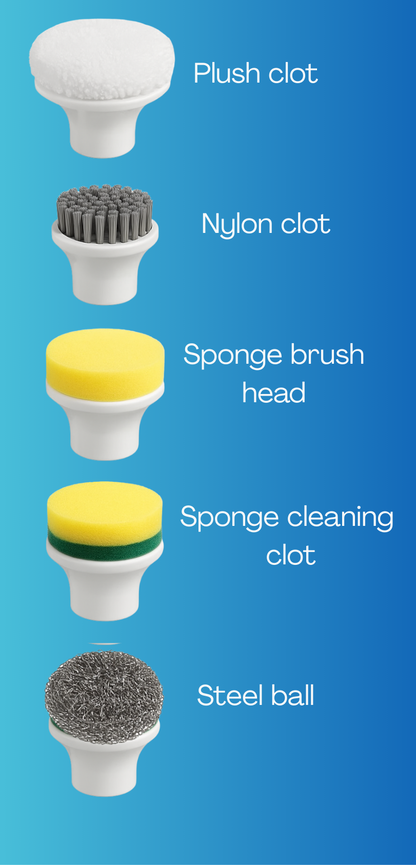 Klinbrush 5-In-1Multifunctional Electric Cleaning Brush